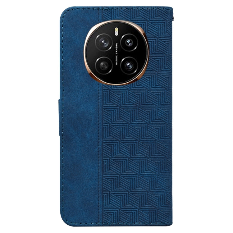 For Honor Magic7 Geometric Embossed Leather Phone Case
