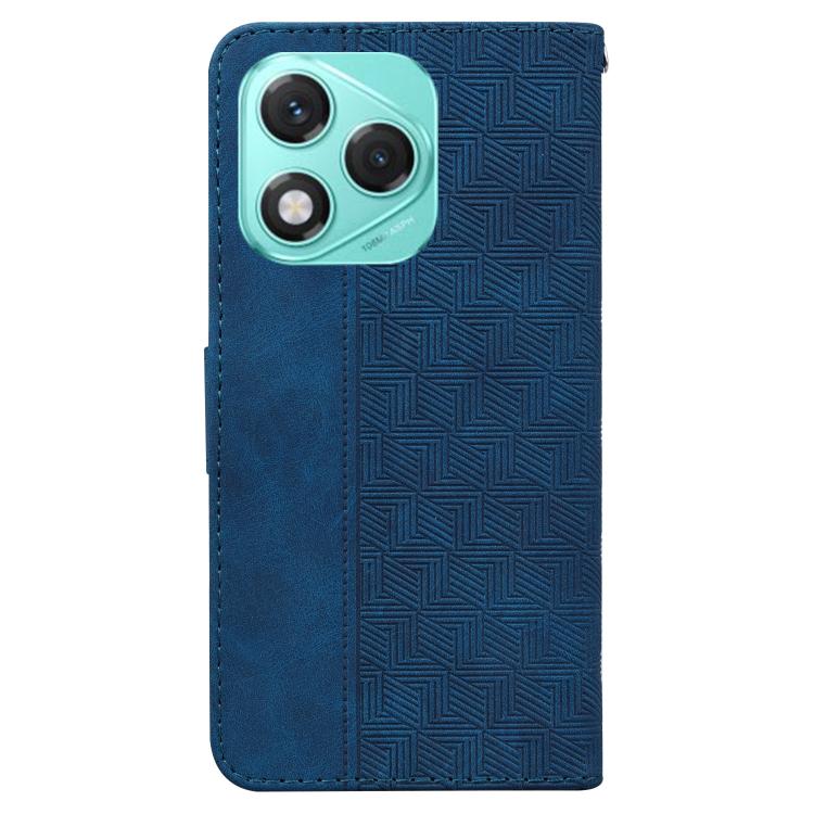 For Honor 400 Lite Global Geometric Embossed Leather Phone Case