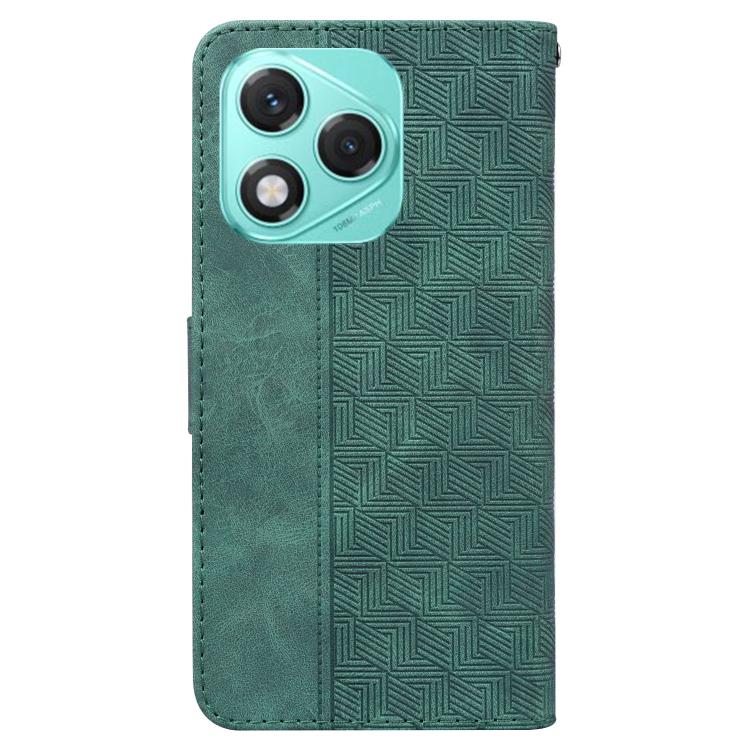 For Honor 400 Lite Global Geometric Embossed Leather Phone Case