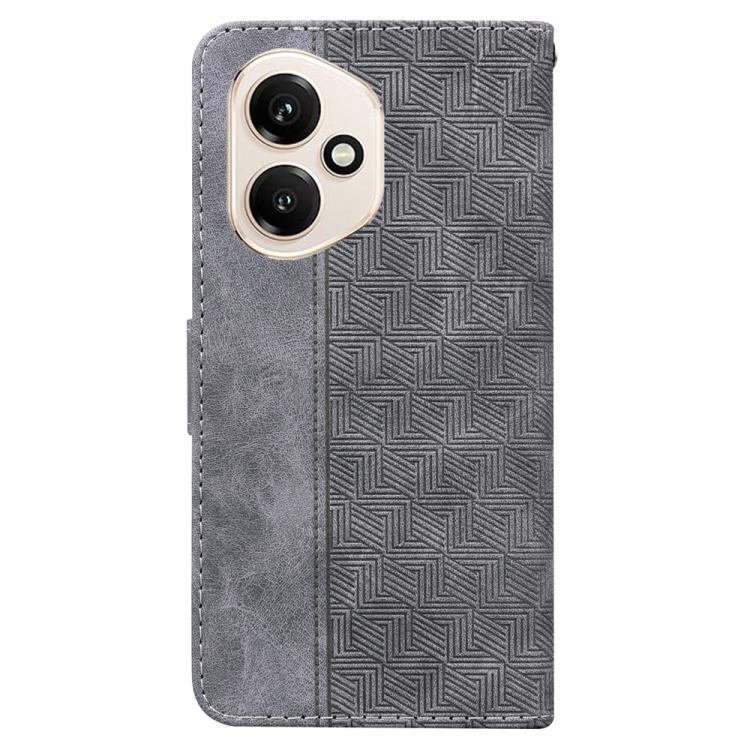 For Honor 400 Global 156.5mm Geometric Embossed Leather Phone Case