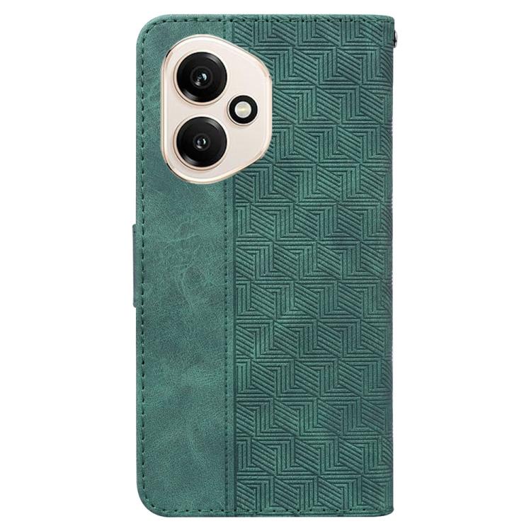 For Honor 400 Global 156.5mm Geometric Embossed Leather Phone Case
