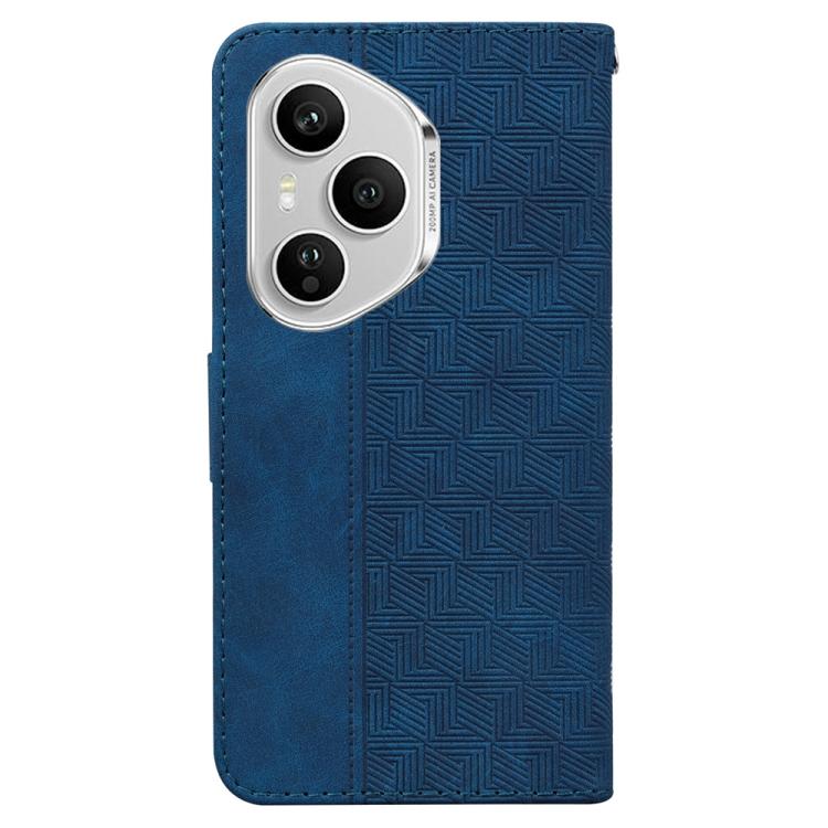 For Honor 400 Pro Global 160.8mm Geometric Embossed Leather Phone Case
