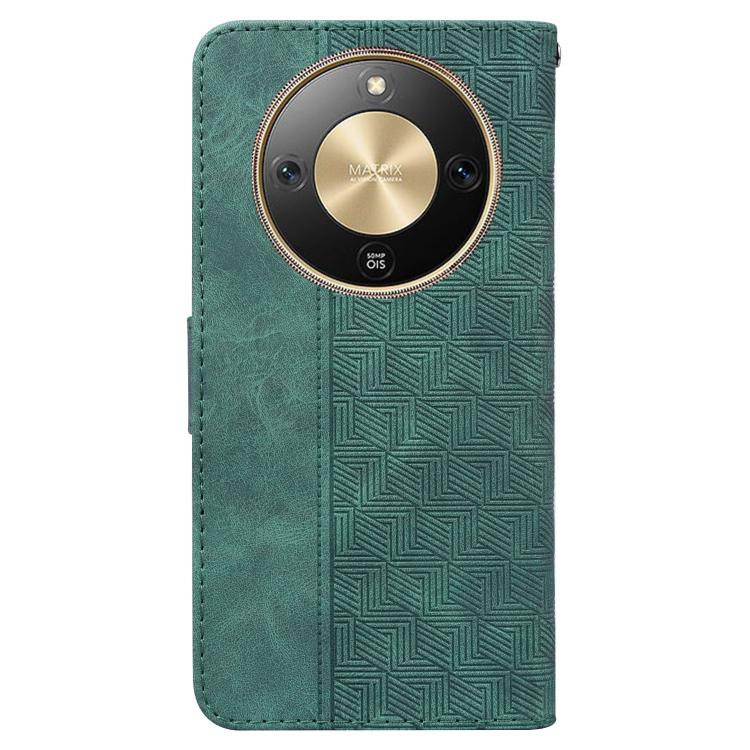 For Honor X70 5G Geometric Embossed Leather Phone Case