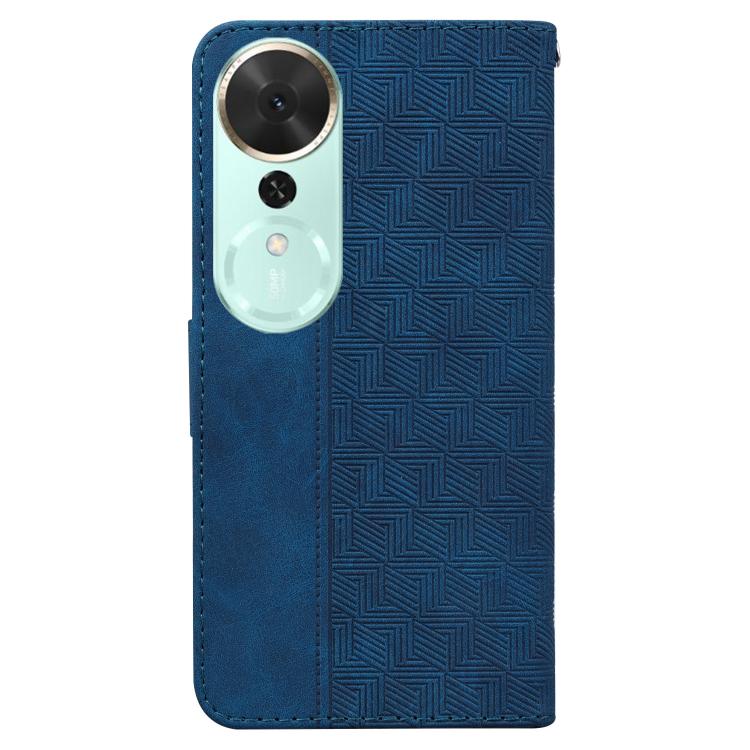 For Honor Play 70 Plus Geometric Embossed Leather Phone Case