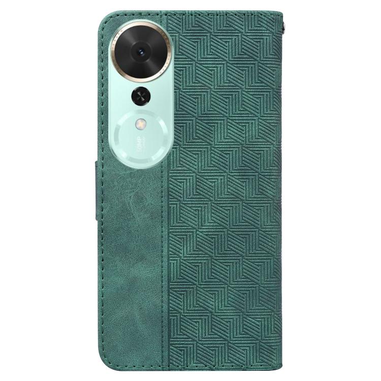 For Honor Play 70 Plus Geometric Embossed Leather Phone Case