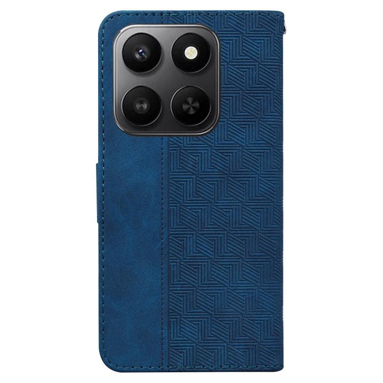 For Honor 400 Smart 4G / 5G Geometric Embossed Leather Phone Case