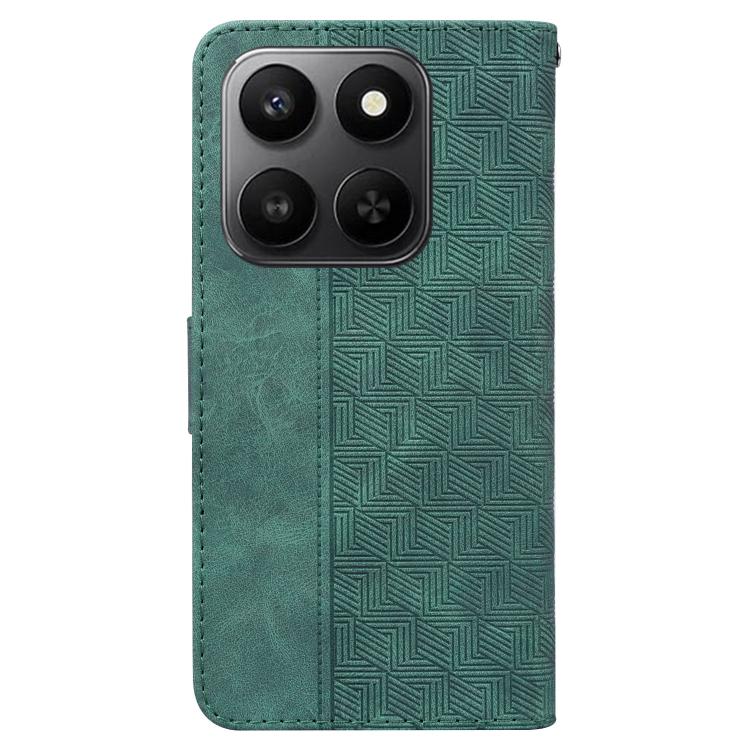 For Honor 400 Smart 4G / 5G Geometric Embossed Leather Phone Case