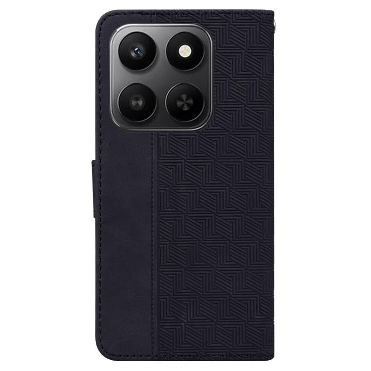 For Honor 400 Smart 4G / 5G Geometric Embossed Leather Phone Case