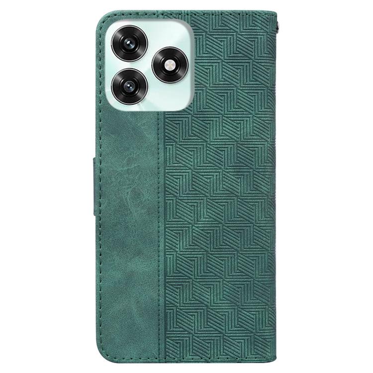 For Honor X5c 4G / X5c Plus Geometric Embossed Leather Phone Case