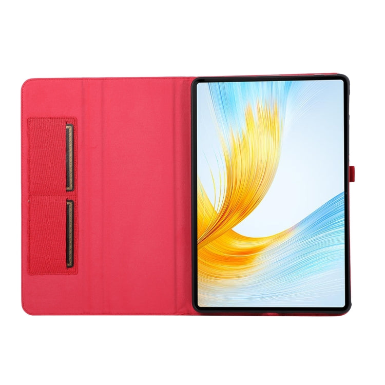 For Honor Pad X8a / X9 Fabric Texture Horizontal Flip Leather Tablet Case