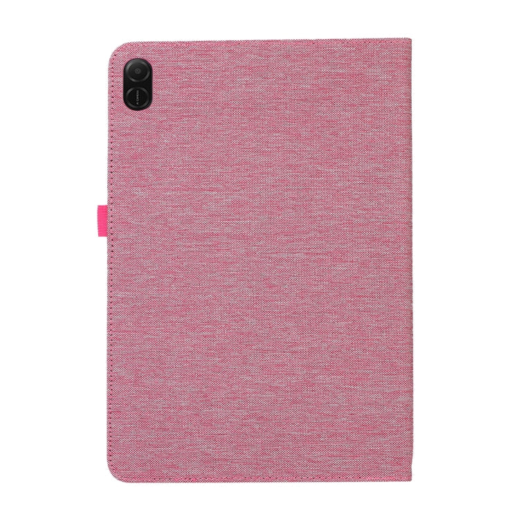 For Honor Pad X8a / X9 Fabric Texture Horizontal Flip Leather Tablet Case
