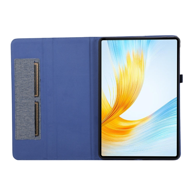 For Honor Pad X8a / X9 Fabric Texture Horizontal Flip Leather Tablet Case