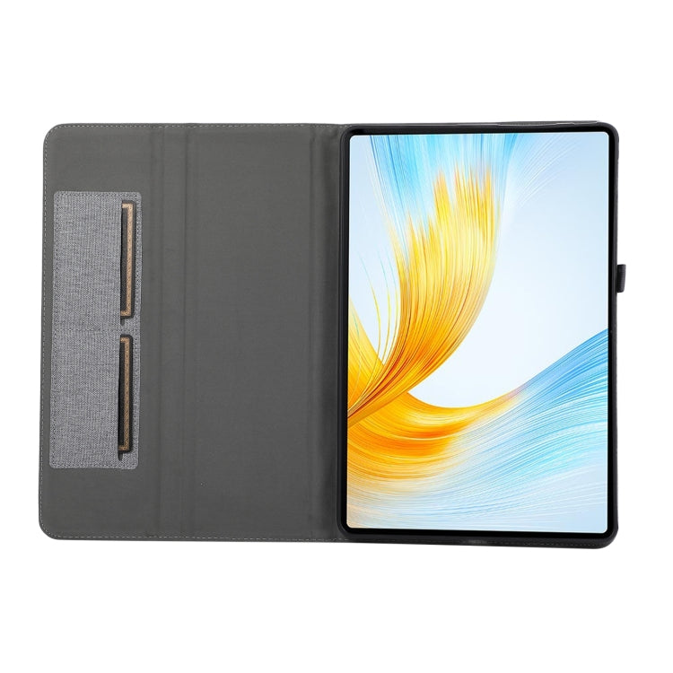 For Honor Pad X8a / X9 Fabric Texture Horizontal Flip Leather Tablet Case