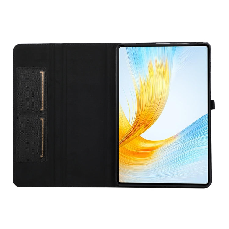For Honor Pad X8a / X9 Fabric Texture Horizontal Flip Leather Tablet Case