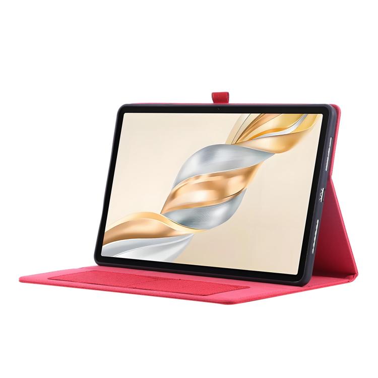 For Honor Pad X9a Fabric Texture Horizontal Flip Leather Tablet Case