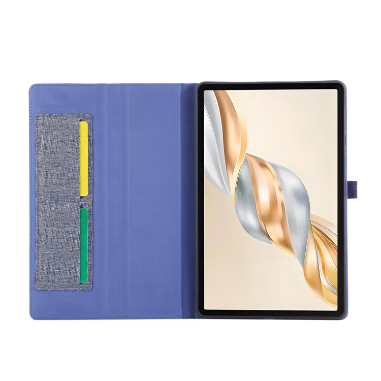 For Honor Pad X9a Fabric Texture Horizontal Flip Leather Tablet Case