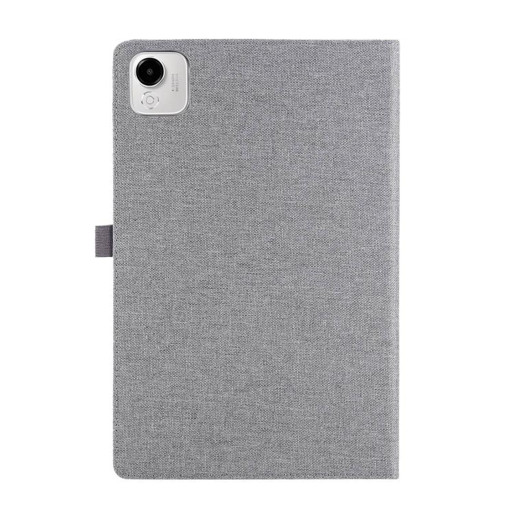For Honor Pad X9a Fabric Texture Horizontal Flip Leather Tablet Case