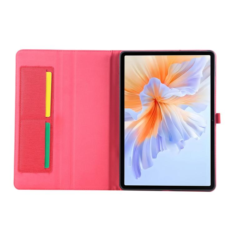 For Honor Pad V9 11.5 Fabric Texture Horizontal Flip Leather Tablet Case