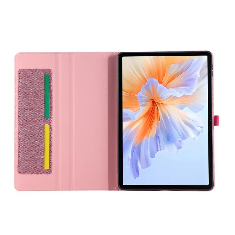 For Honor Pad V9 11.5 Fabric Texture Horizontal Flip Leather Tablet Case