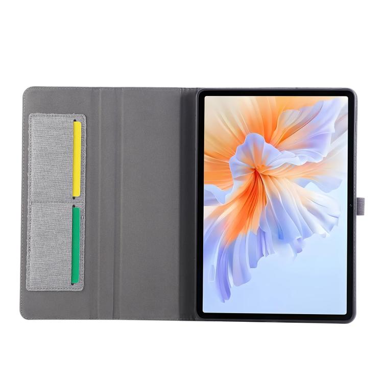 For Honor Pad V9 11.5 Fabric Texture Horizontal Flip Leather Tablet Case