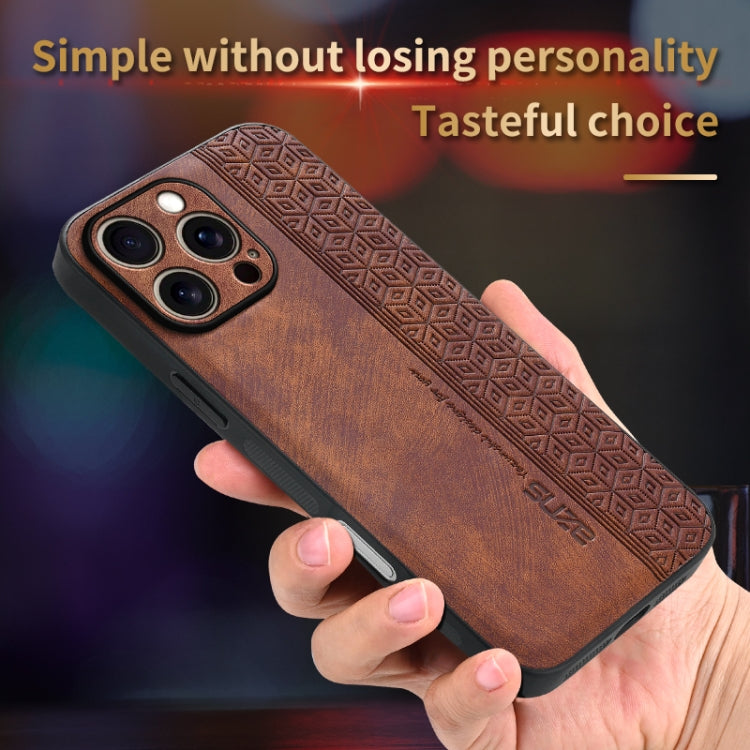 For iPhone 16 Pro Max AZNS 3D Embossed Skin Feel Phone Case
