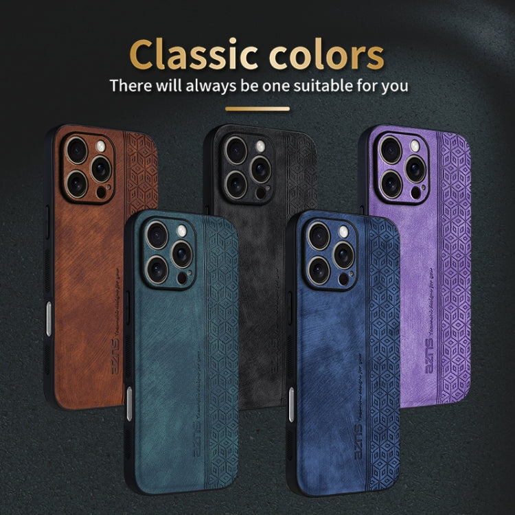 For iPhone 16 Pro Max AZNS 3D Embossed Skin Feel Phone Case
