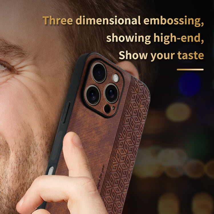 For iPhone 16 Pro AZNS 3D Embossed Skin Feel Phone Case