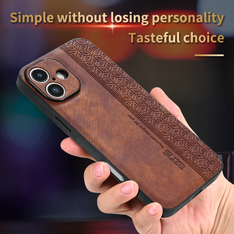 For iPhone 16 Plus AZNS 3D Embossed Skin Feel Phone Case