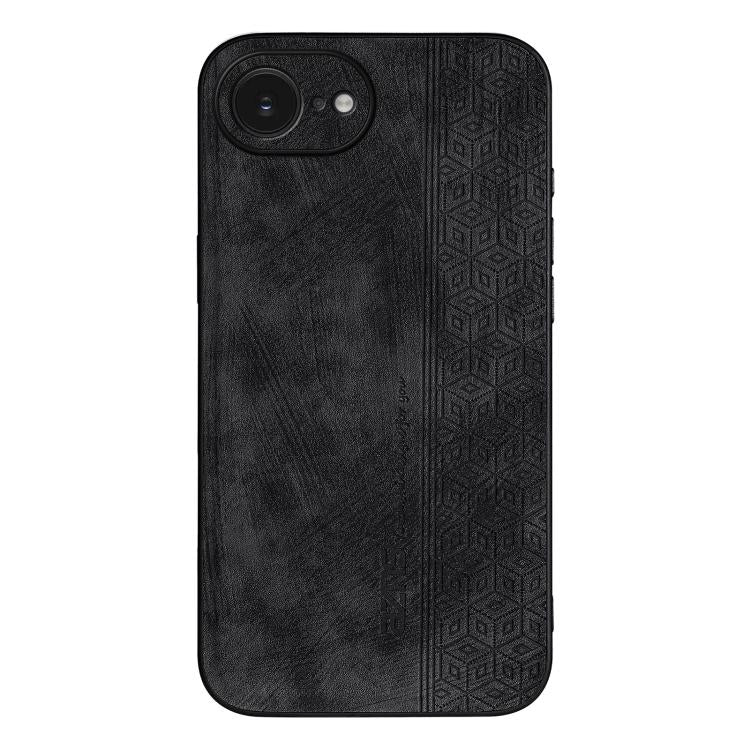 For iPhone 16e / 17e AZNS 3D Embossed Skin Feel Phone Case