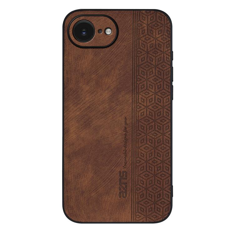 For iPhone 16e / 17e AZNS 3D Embossed Skin Feel Phone Case