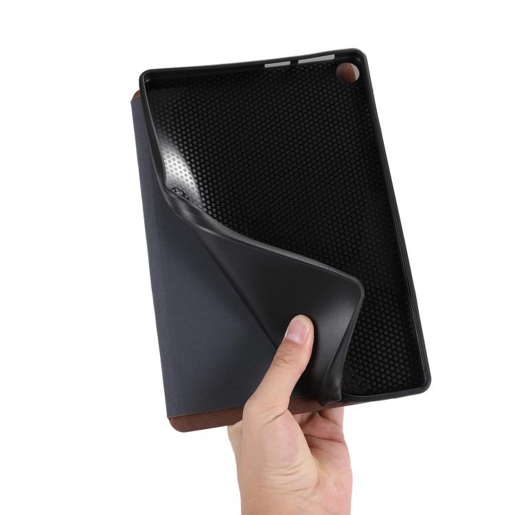 For Lenovo ZhaoYang K10C 2025 Simple Crazy Horse Leather Tablet Case