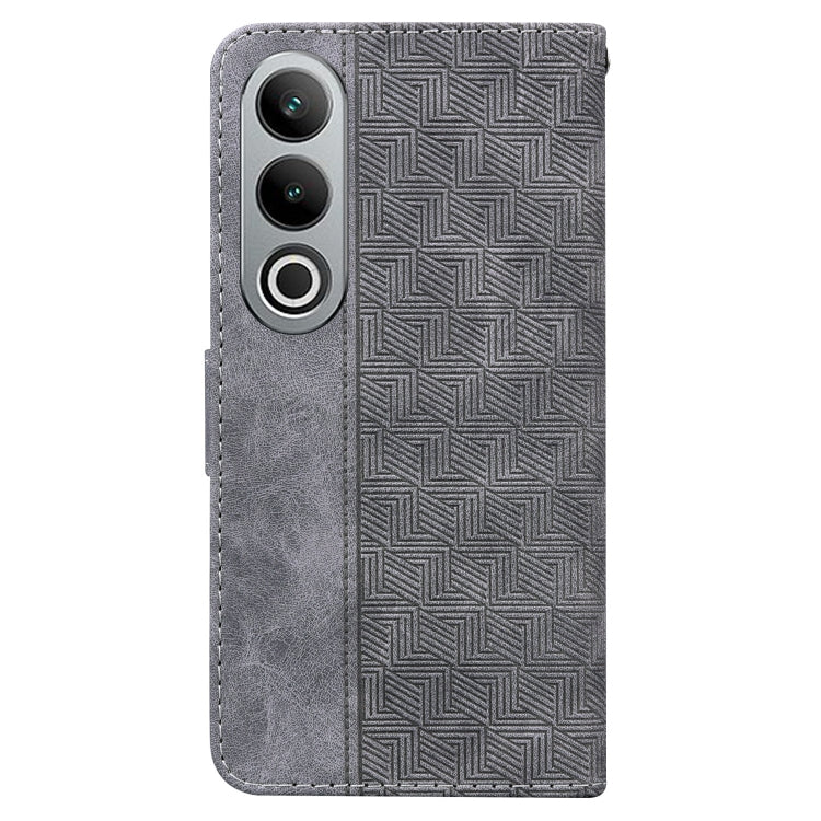 For OnePlus Nord CE4 5G Geometric Embossed Leather Phone Case