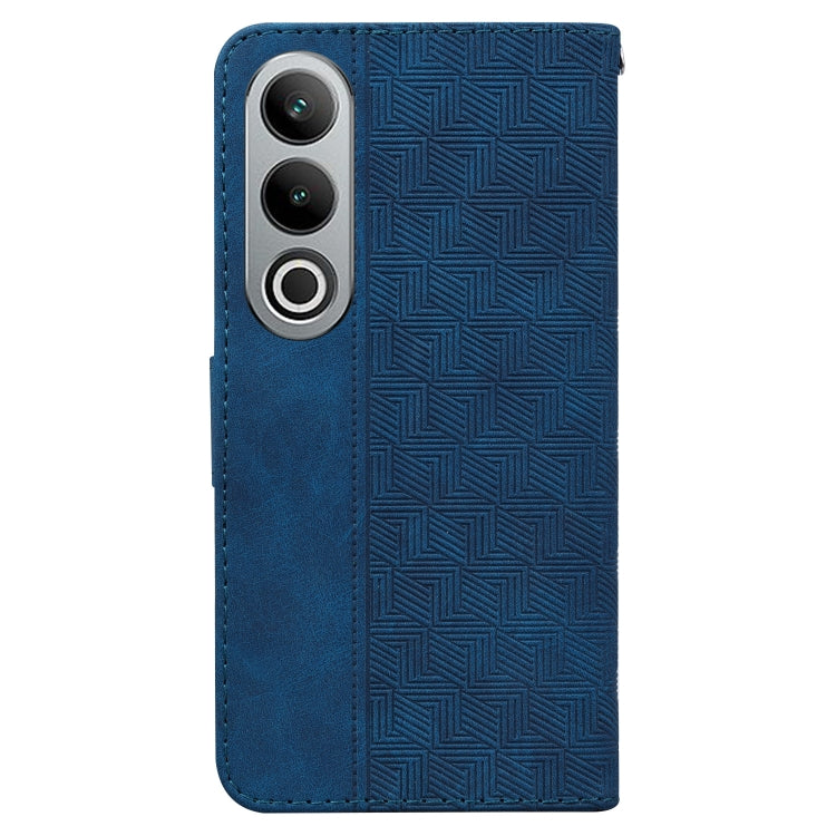 For OnePlus Nord CE4 5G Geometric Embossed Leather Phone Case