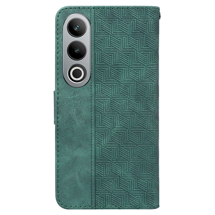 For OnePlus Nord CE4 5G Geometric Embossed Leather Phone Case