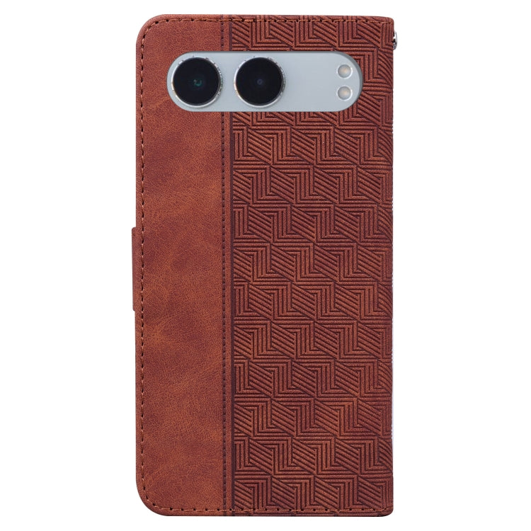 For OnePlus Nord 4 Geometric Embossed Leather Phone Case