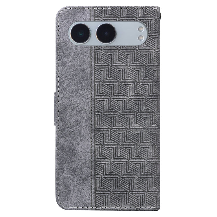 For OnePlus Nord 4 Geometric Embossed Leather Phone Case