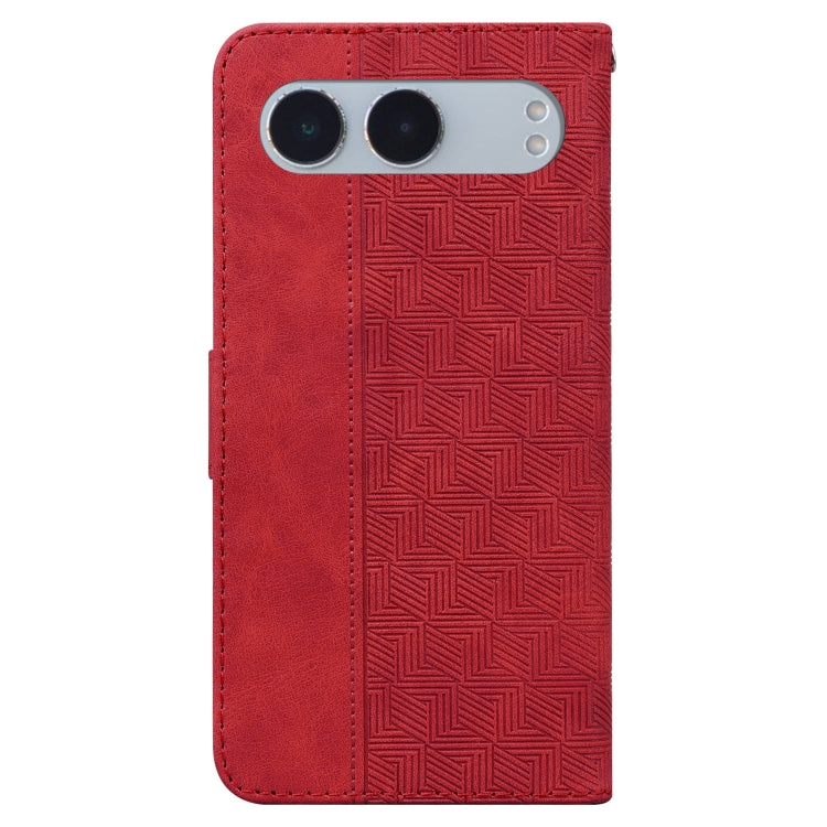 For OnePlus Nord 4 Geometric Embossed Leather Phone Case