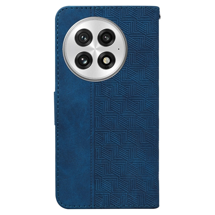 For OnePlus 13 Geometric Embossed Leather Phone Case