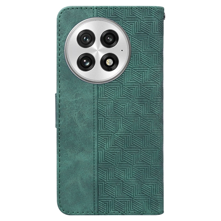 For OnePlus 13 Geometric Embossed Leather Phone Case