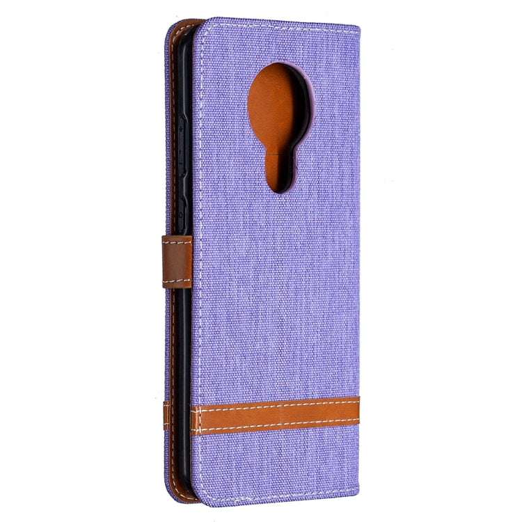 For Nokia 5.3 Denim Texture Horizontal Flip Leather Case with Holder & Card Slots & Wallet & Lanyard