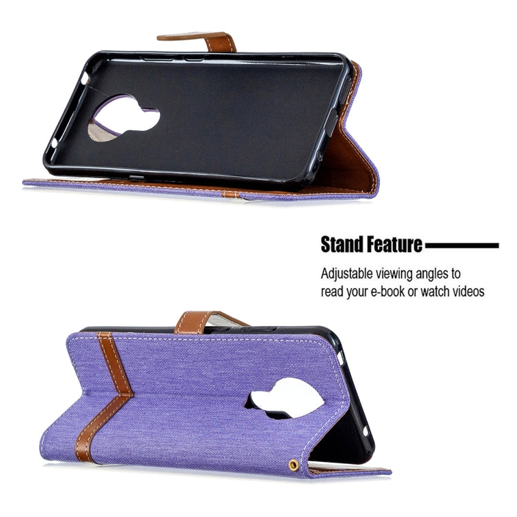 For Nokia 5.3 Denim Texture Horizontal Flip Leather Case with Holder & Card Slots & Wallet & Lanyard