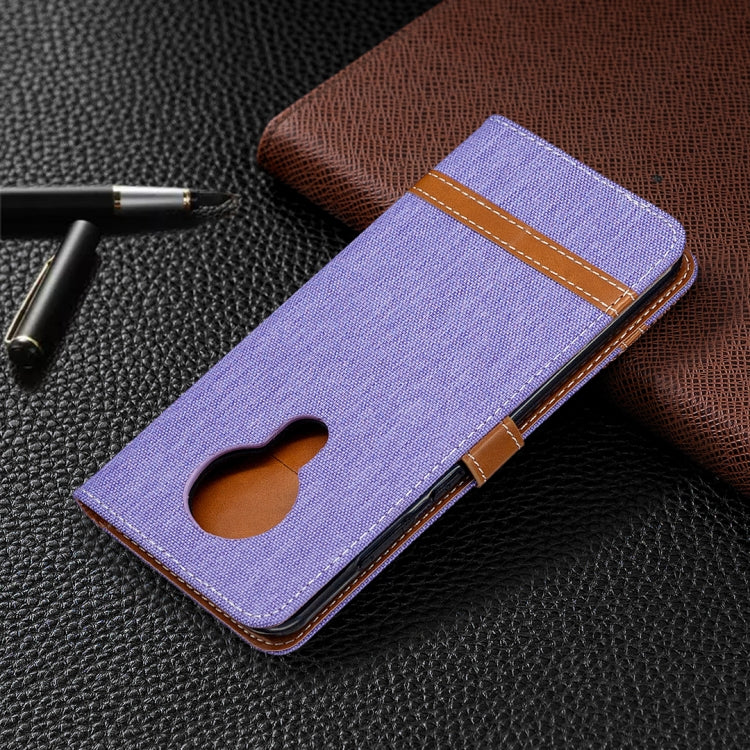 For Nokia 5.3 Denim Texture Horizontal Flip Leather Case with Holder & Card Slots & Wallet & Lanyard