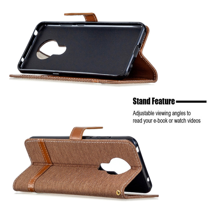 For Nokia 5.3 Denim Texture Horizontal Flip Leather Case with Holder & Card Slots & Wallet & Lanyard