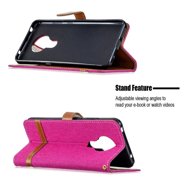 For Nokia 5.3 Denim Texture Horizontal Flip Leather Case with Holder & Card Slots & Wallet & Lanyard