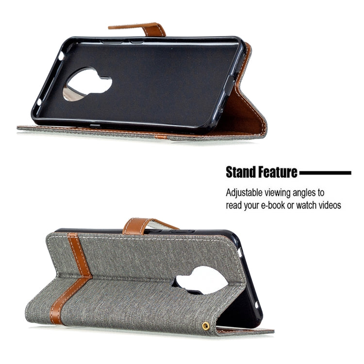 For Nokia 5.3 Denim Texture Horizontal Flip Leather Case with Holder & Card Slots & Wallet & Lanyard