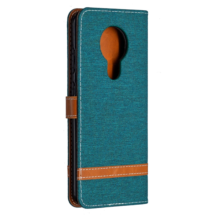 For Nokia 5.3 Denim Texture Horizontal Flip Leather Case with Holder & Card Slots & Wallet & Lanyard