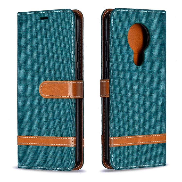 For Nokia 5.3 Denim Texture Horizontal Flip Leather Case with Holder & Card Slots & Wallet & Lanyard