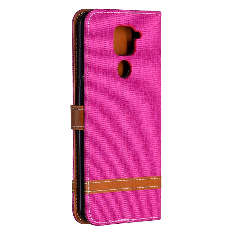For Xiaomi Redmi Note 9 Denim Texture Horizontal Flip Leather Case with Holder & Card Slots & Wallet & Lanyard