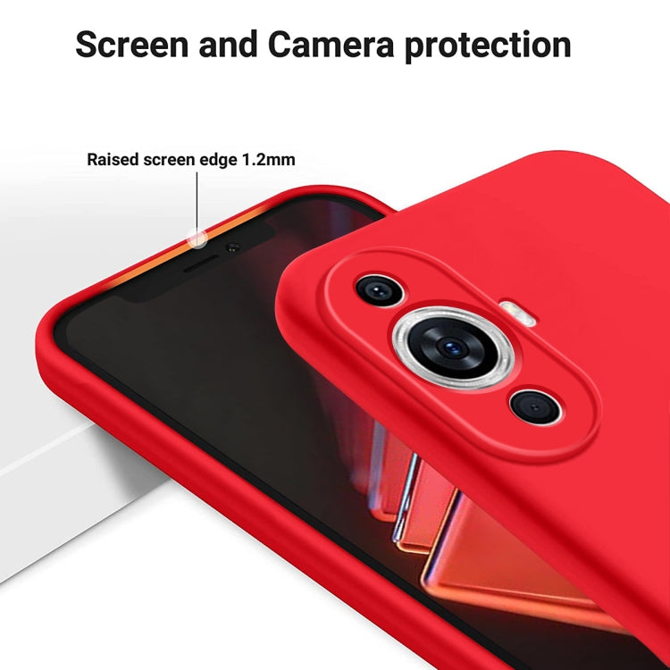 For Huawei Nova 11 Pro / 11 Ultra Solid Color Liquid Silicone Dropproof Full Coverage Protective Case