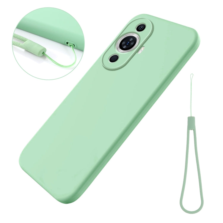 For Huawei Nova 11 Pro / 11 Ultra Solid Color Liquid Silicone Dropproof Full Coverage Protective Case